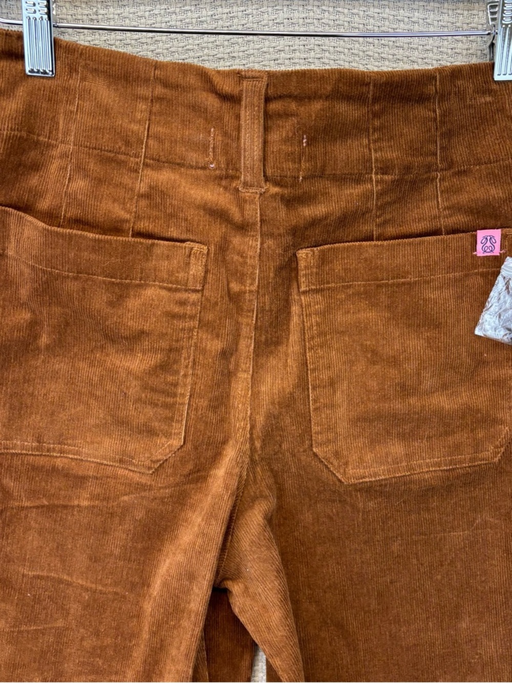 NWT Simply Southern Women’s Brown Corduroy Pants Size Small Boho Spring Preppy - Picture 7 of 10